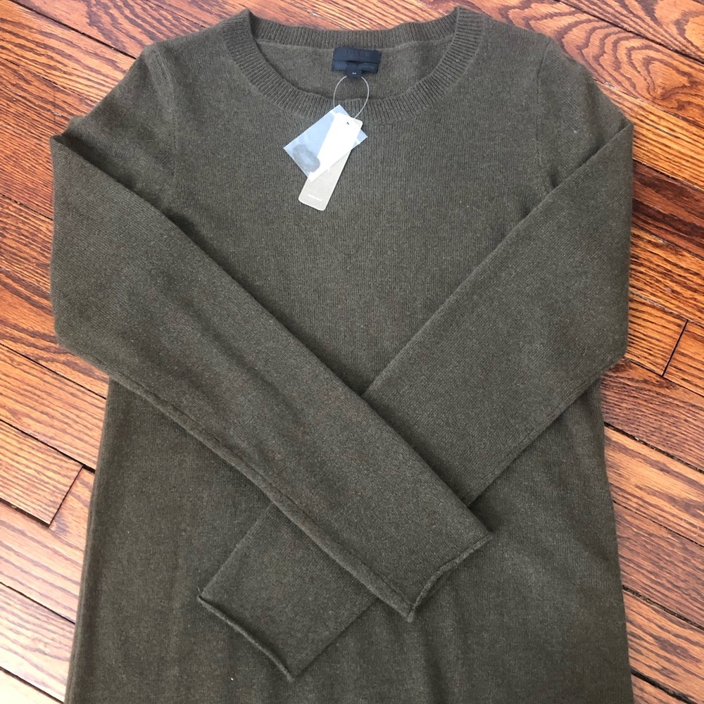 JCrew Italian Cashmere Long Sleeve T-shirt